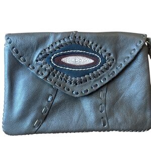 Atlas Hand-Made Soft Cow-Hide Leather Clutch